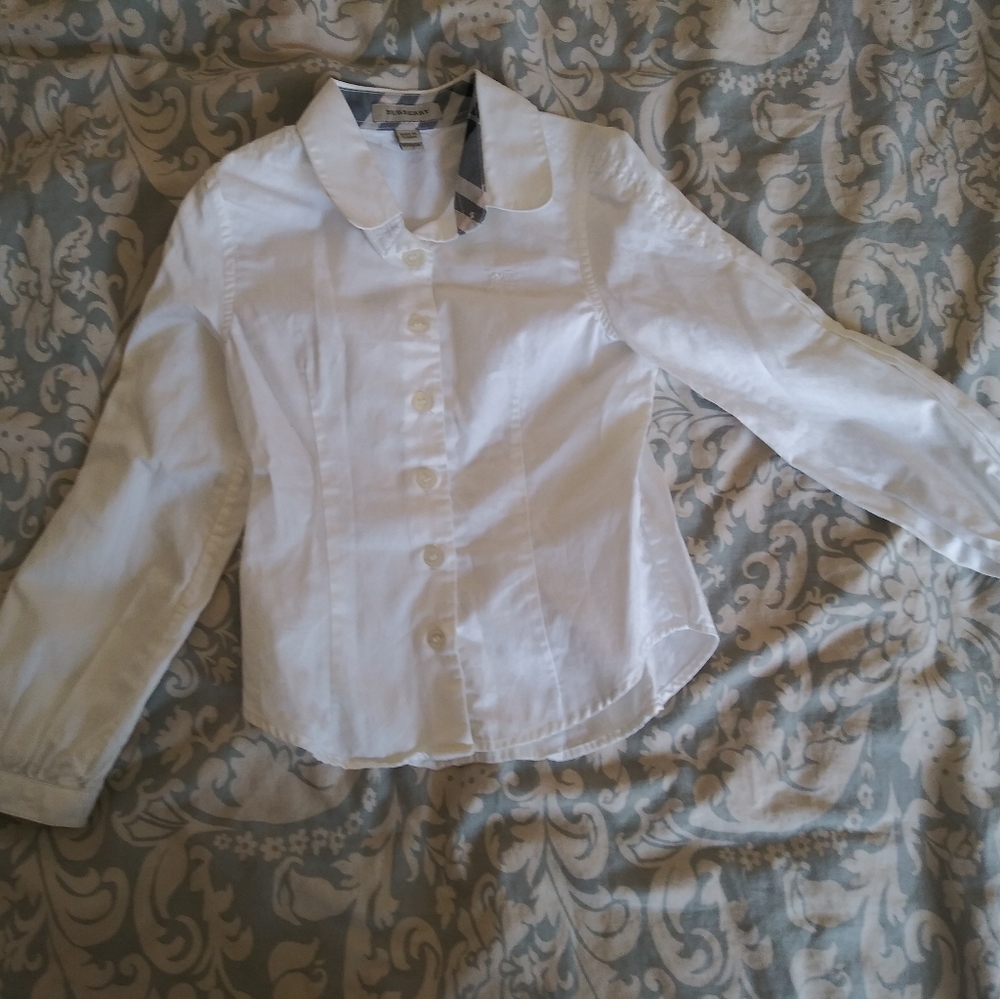 Boys Burberry Button Down